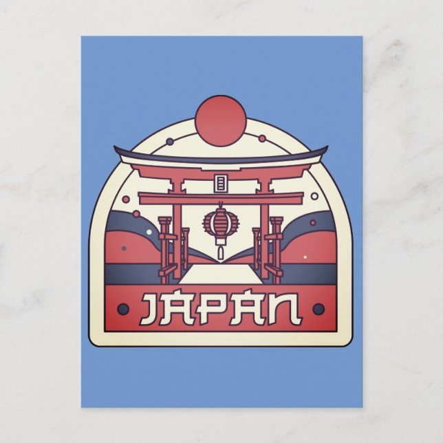 Klassiskt japanskt vykort (Framsida)