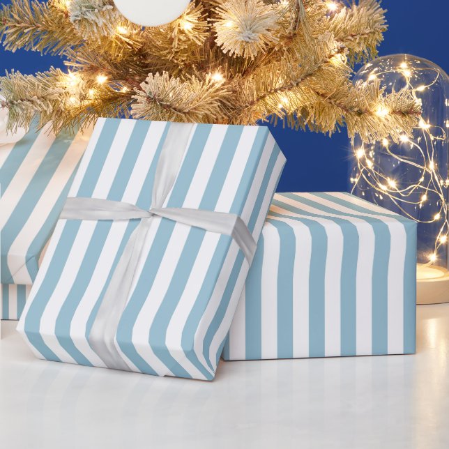 Klassiskt jul med blå rand presentpapper (Helgdagar)