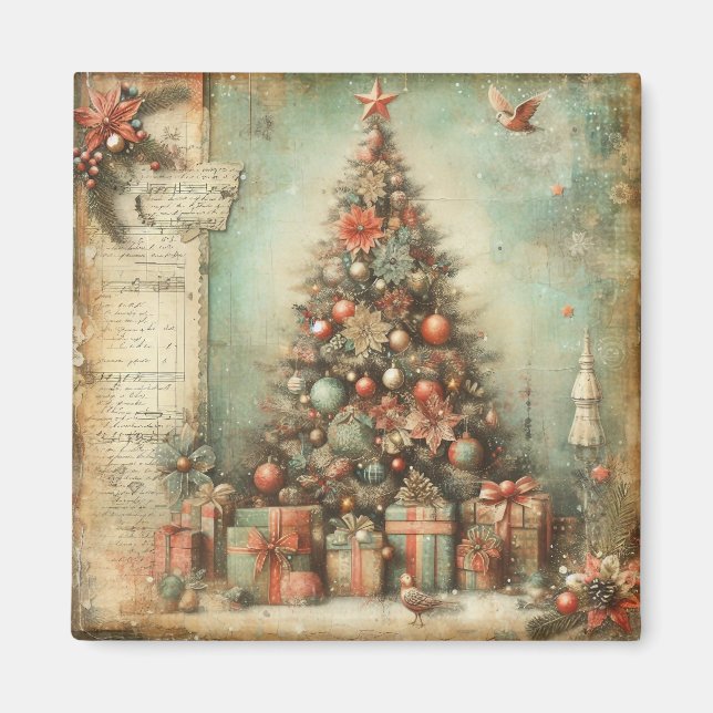 Klassiskt Julgran Magnet (Framsidan)