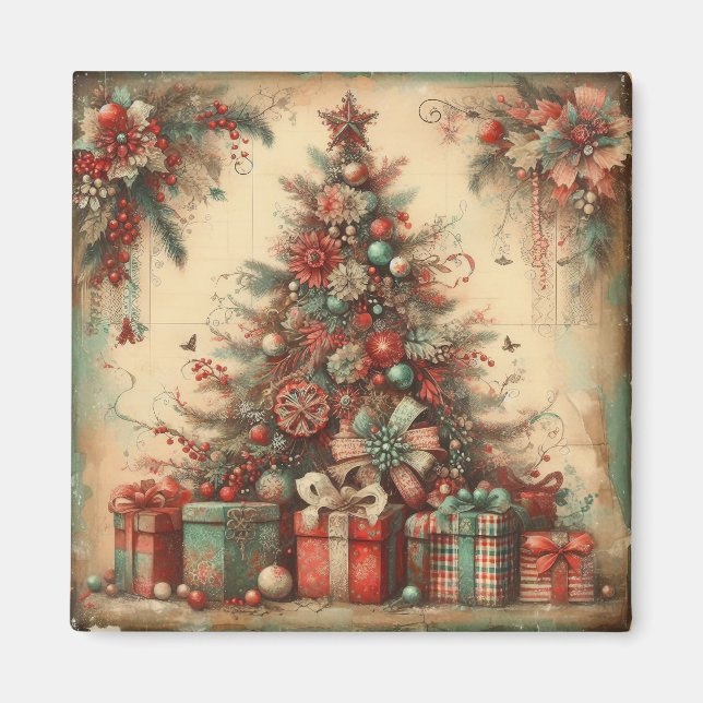 Klassiskt Julgran Magnet (Framsidan)