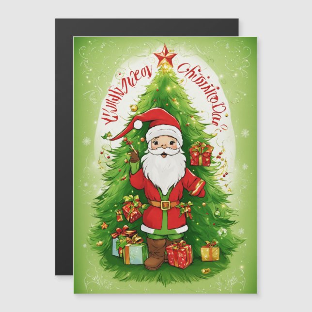 "Klassiskt julkort" (Fram/baksida)