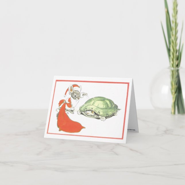 Klassiskt julkort från Walt Kelly Helgkort (Framsida)