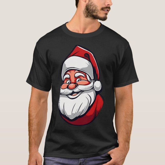 Klassiskt Jultomten T Shirt (Framsida)