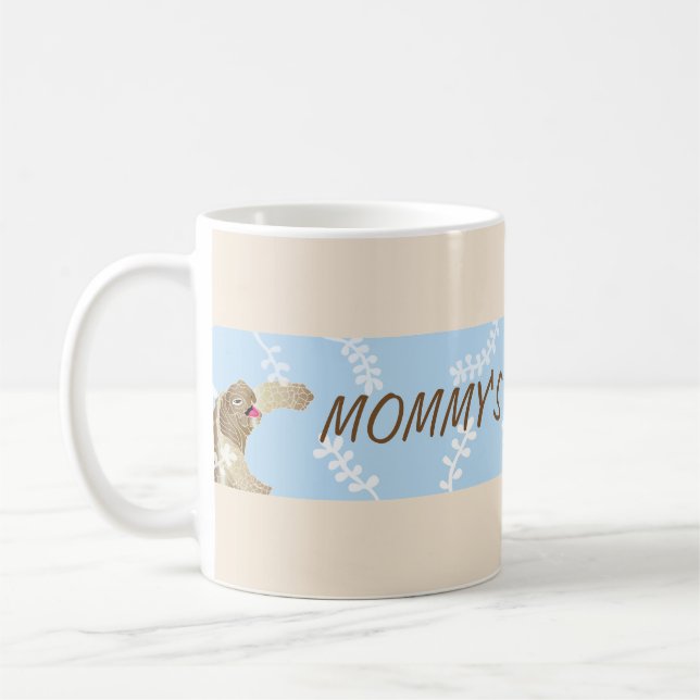 Klassiskt kaffe mugg ’Blue Turtle Mamma Sippy Kopp (Vänster)