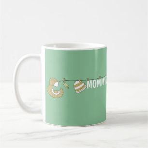 Klassiskt kaffe mugg "Guld Bird Mamma Sippy Kopp"