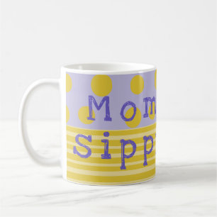 Klassiskt kaffe mugg Guld & Lila Mommys Sippy Kopp