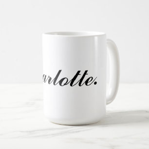 Klassiskt kaffe Mugg med Personligens namn