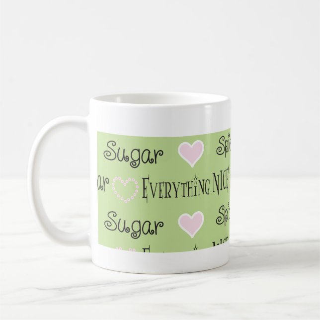 Klassiskt kaffe mugg Sugar & Spice Mamma Sippy Kop (Vänster)