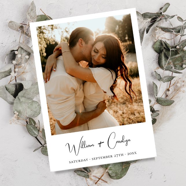 Klassiskt Kalligrafi-skript Bröllop Inbjudningar (Skapare uppladdad)