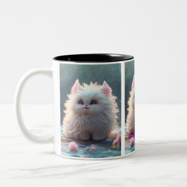 Klassiskt keramiskt Mugg - Perfekt för kaffe, te,  (Vänster)