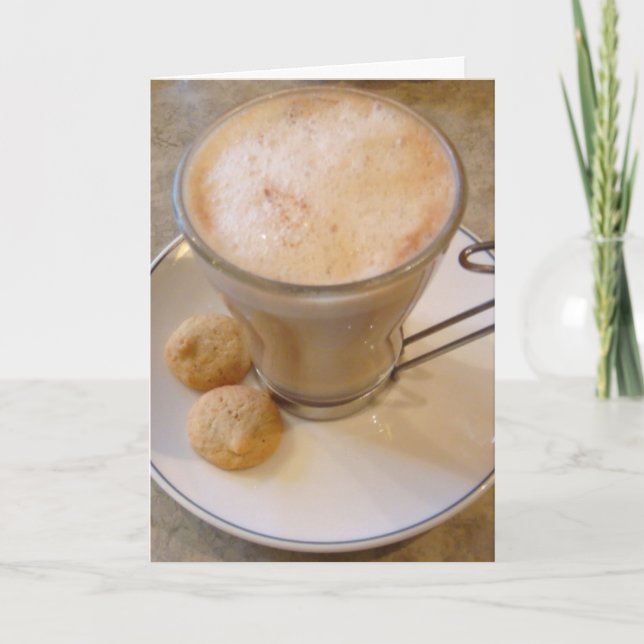 Klassiskt Kopp i kaffe i Trujillo Kort (Framsida)