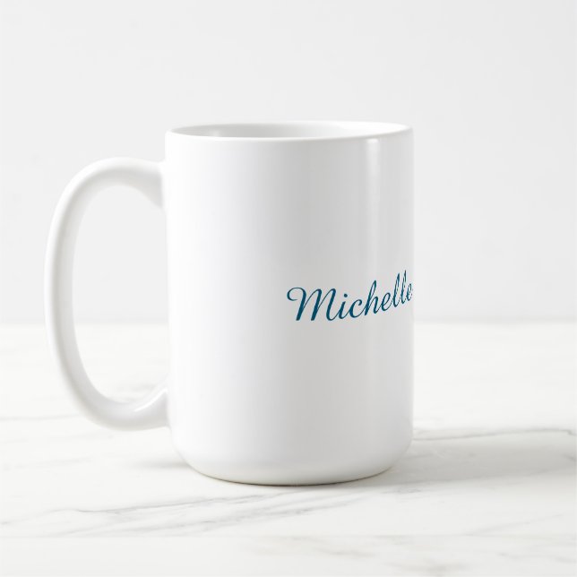 Klassiskt Kreativ Trendig Vita Oceanen Kaffemugg (Vänster)