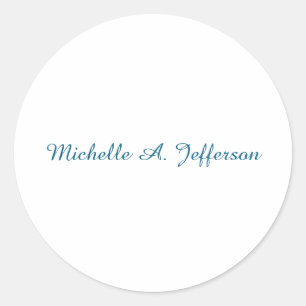 Klassiskt Kreativ Trendig Vita Oceanen Runt Klistermärke