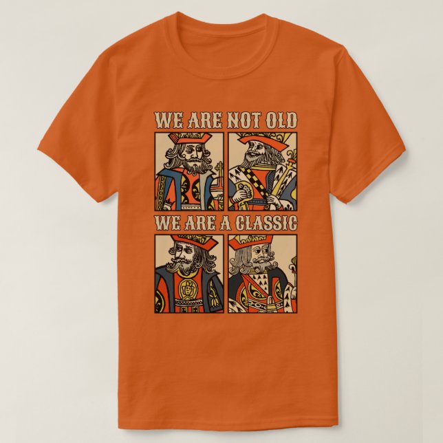 Klassiskt Kung-tecken för uppspelning d T Shirt (Design framsida)