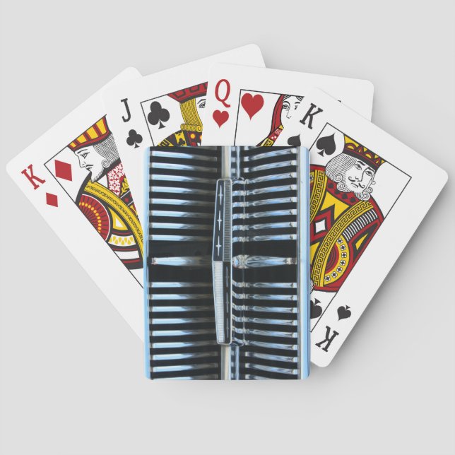 Klassiskt kvicksilvergaller från 1960 casinokort (Baksidan)