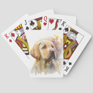 Klassiskt labradokort casinokort