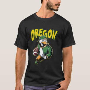 Klassiskt läge i Oregons Football Spirit Evergreen T Shirt
