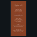 Klassiskt lanseringsmeny - vykort för mottagning a<br><div class="desc">Vårt menykort för anpassningsbar har modern kalligrafi för perfektens sätt att informera dina gäster om deras val av måltider vid bröllop eller evenemanget. Den här artikeln är en del av vår Goldie-samling G100,  var snäll och handla i vår butik för matchande produkter.</div>