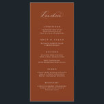 Klassiskt lanseringsmeny - vykort för mottagning a<br><div class="desc">Vårt menykort för anpassningsbar har modern kalligrafi för perfektens sätt att informera dina gäster om deras val av måltider vid bröllop eller evenemanget. Den här artikeln är en del av vår Goldie-samling G100,  var snäll och handla i vår butik för matchande produkter.</div>