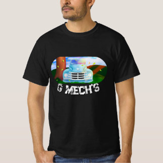 Klassiskt Lastbil med GMech T-Shirt-scenery T Shirt