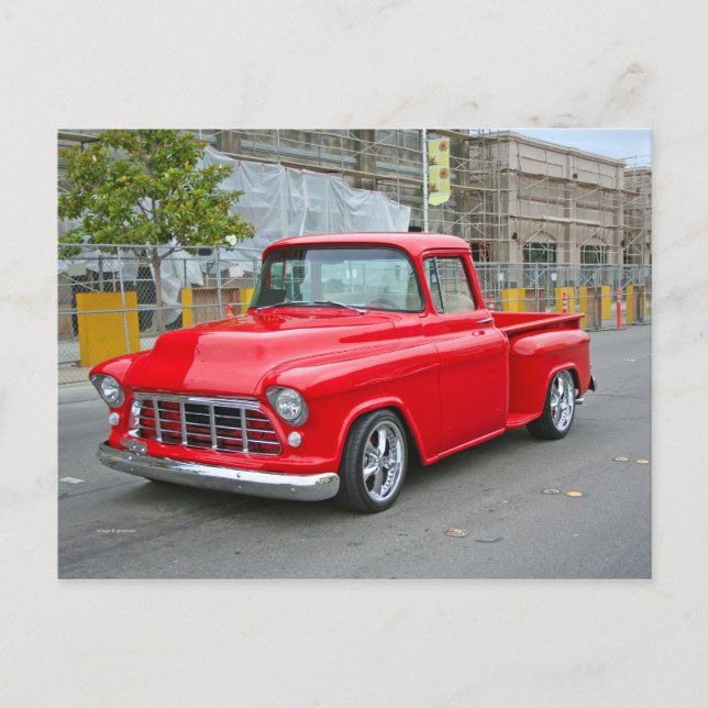 Klassiskt Lastbil Vykort (Framsida)