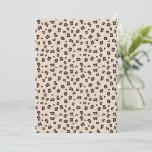 Klassiskt leopard Print Tapestry Inbjudningar