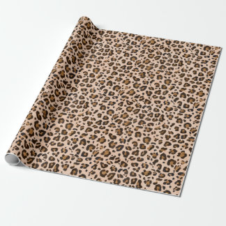 Klassiskt Leopard Skriv ut Mönster Presentpapper