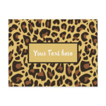 Klassiskt Leopards Tryck Kattdjur Mönster Katter