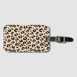 Klassiskt leopardtryckt telefonfodral Stilrent dju Bagagebricka