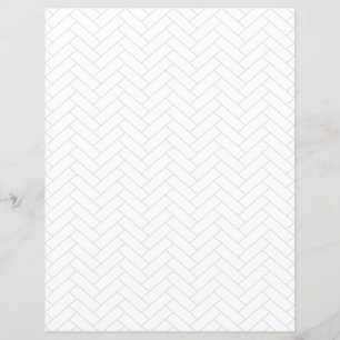Klassiskt Light White Grått Herringbone Mönster