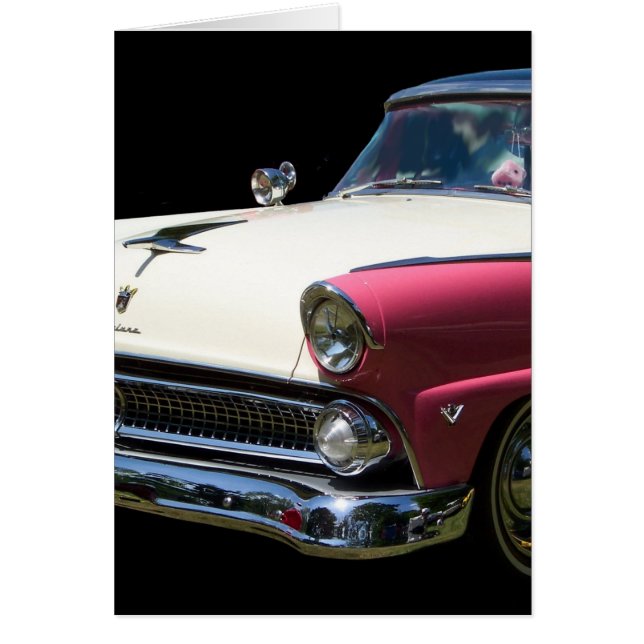 klassiskt lila av krom för farlanvitt OBS kort (Framsidan)