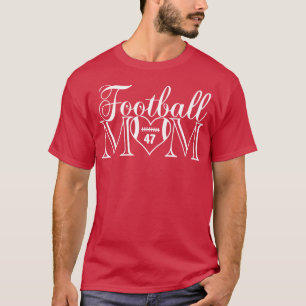 Klassiskt Mamma 47 som min pojke Jersey-nummer T Shirt