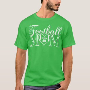 Klassiskt Mamma 49 som min pojke Jersey-nummer T Shirt