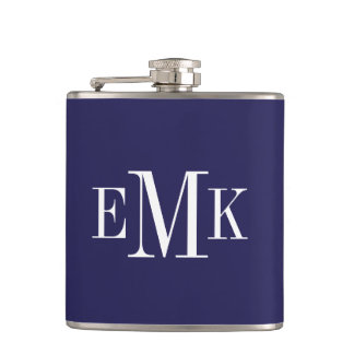 Klassiskt marint monogram fickplunta