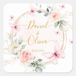 Klassiskt märke för fjärilar Bröllop