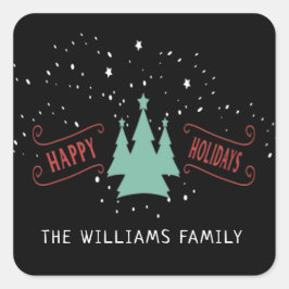 Klassiskt märke för glad helg-familjen