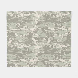 Klassiskt militärt digitalkamera Mönster Fleecefilt