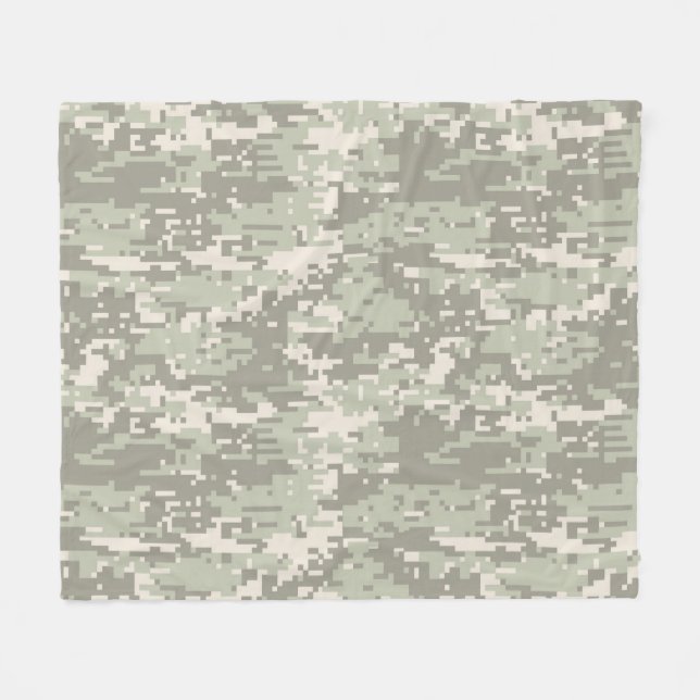 Klassiskt militärt digitalkamera Mönster Fleecefilt (Framsidan (Horisontell))