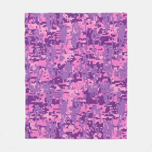 Klassiskt militärt digitalkamera Mönster Fleecefilt