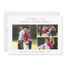 Klassiskt minimum Modern God jul Red 3-foto