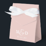 klassiskt modernt monogram Bröllop Presentaskar<br><div class="desc">,  moderna,  monokulära favoritskyltar för monogram</div>
