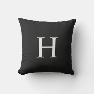 Klassiskt monogram kudde