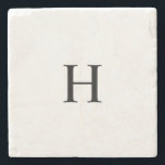 Klassiskt monogram stenunderlägg<br><div class="desc">Denna klassiska Elegant Den moderna minimalistiska svartvita monogrammet Underlägg tidlös sofistikering med en modern vrid. Med ett elegant svart- och vitt färg-schema framhävs ett monogram för personlig för en unik, anpassningsbar-beröring. Perfekt för upphöjda gåvor, det här utesluter chic och klasslig elegans. Anpassa det med anpassningsbar monogram initialer, färg och typsnitt...</div>