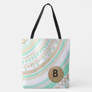 Klassiskt monogram stort Storlekt Tote Tygkasse