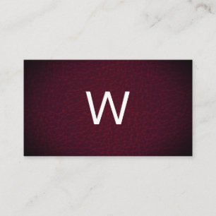 Klassiskt monogram Vignette Leather Visitkort