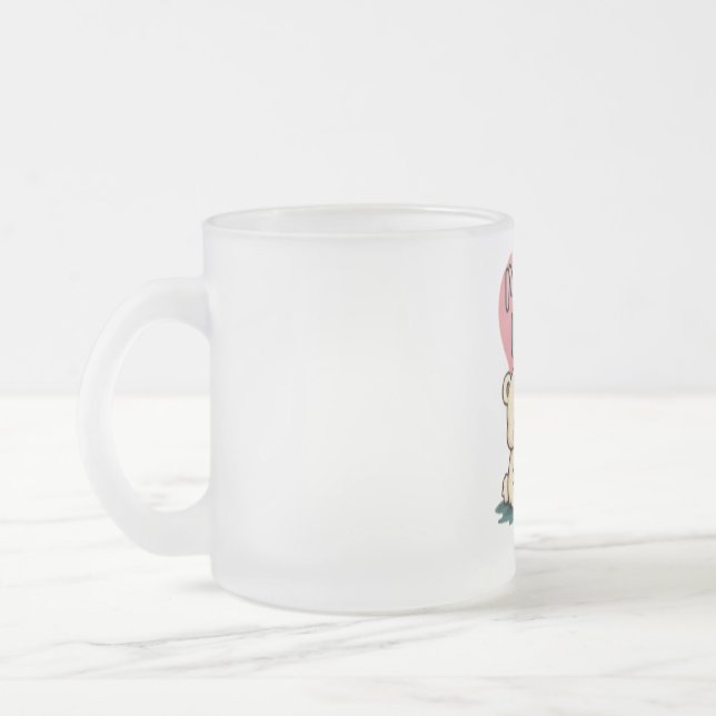 Klassiskt Mugg, 11 oz .Mamma Perfekt-gåva Frostad Glasmugg (Vänster)