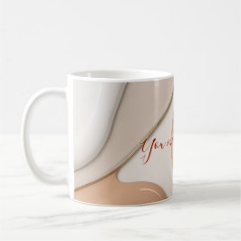 Klassiskt mugg i snyggt abstrakt grafik