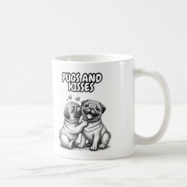 Klassiskt Mugg med puggar och kyssar