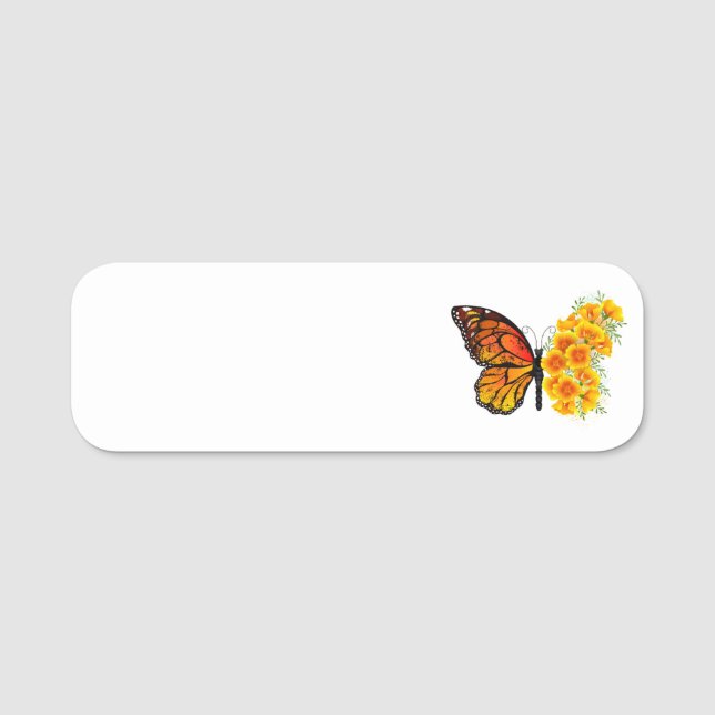 Klassiskt Namn bricka Namnbricka (Framsida)