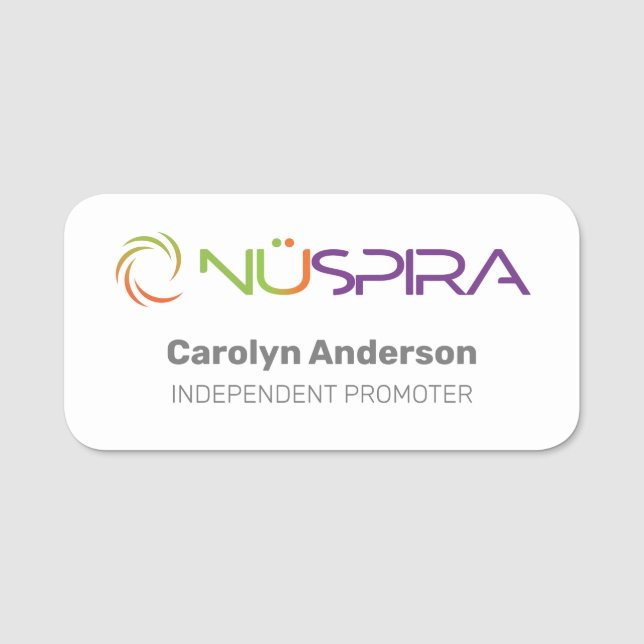 Klassiskt Namn bricka Namnbricka (Framsida)